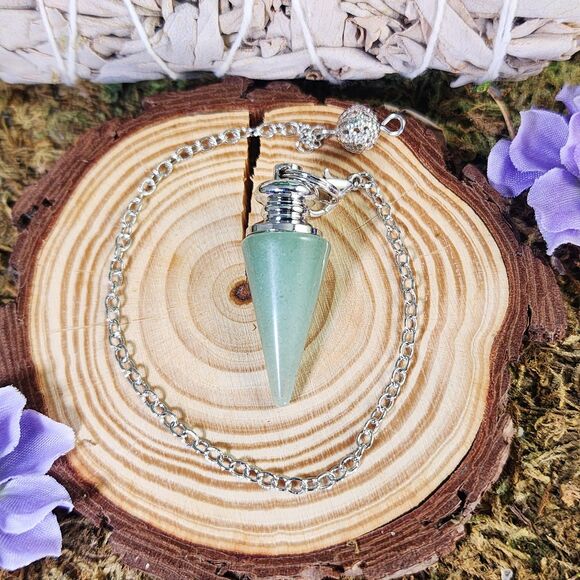 Other - Green Aventurine Crystal Fancy Pendulum #8